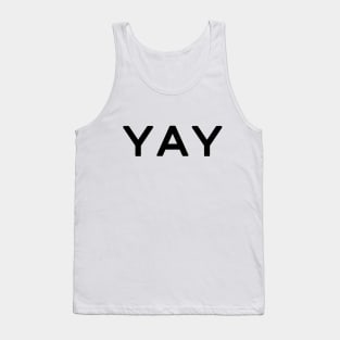 Yay Slogan Tank Top